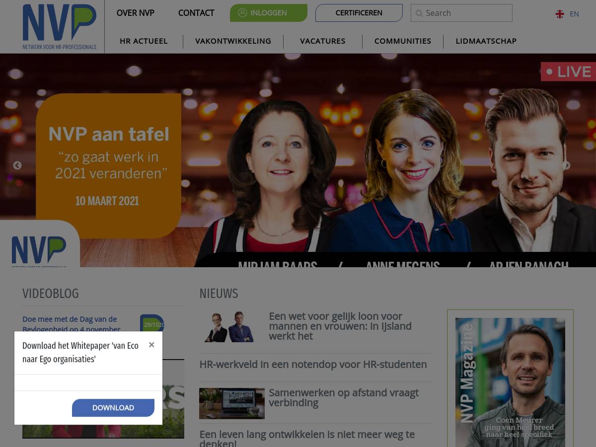 www.nvp-hrnetwerk.nl